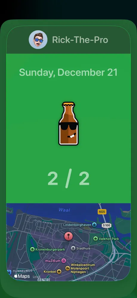 Barry Counter - Live Activity with map